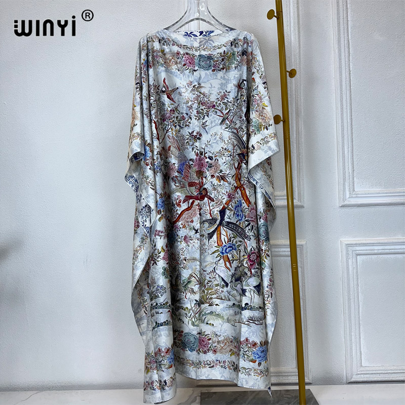 Boho Summer Beach Maxi Dress - WINYI-Robe de soirée maxi pour femmes