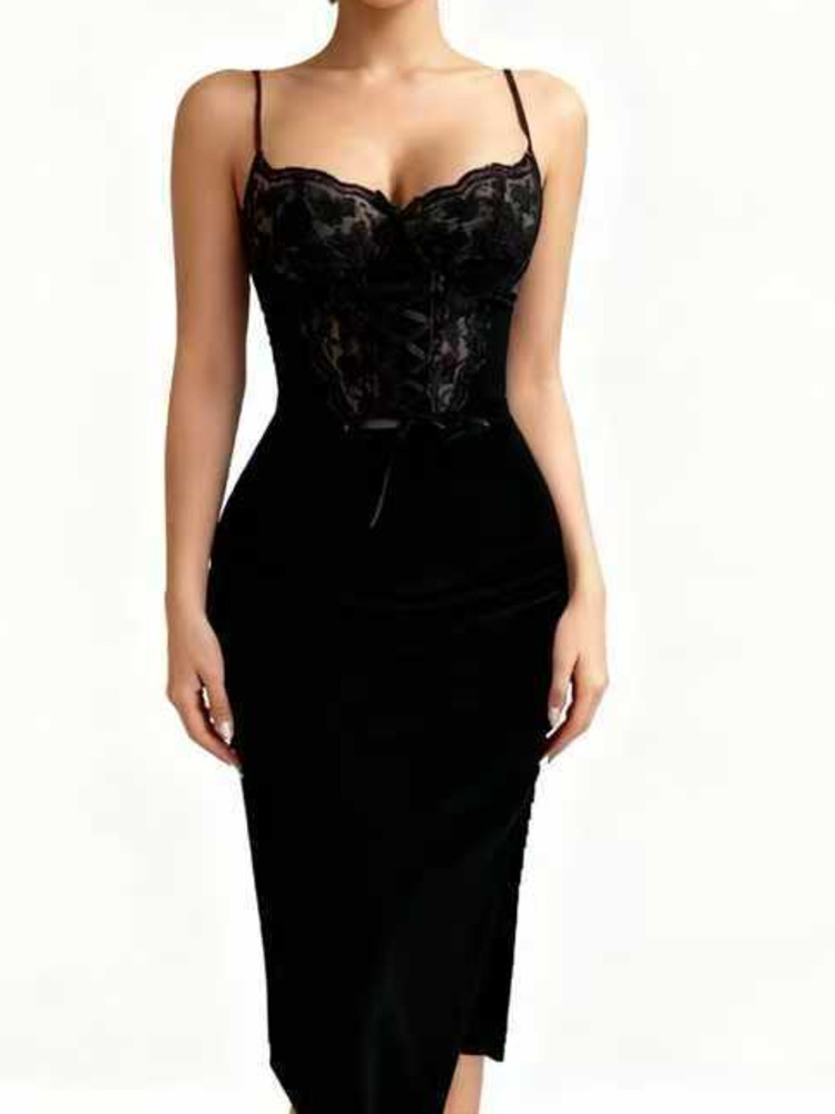 Robe de soirée moulante à bret - Sexy Mesh Sheer Bodycon Dress avis et prix