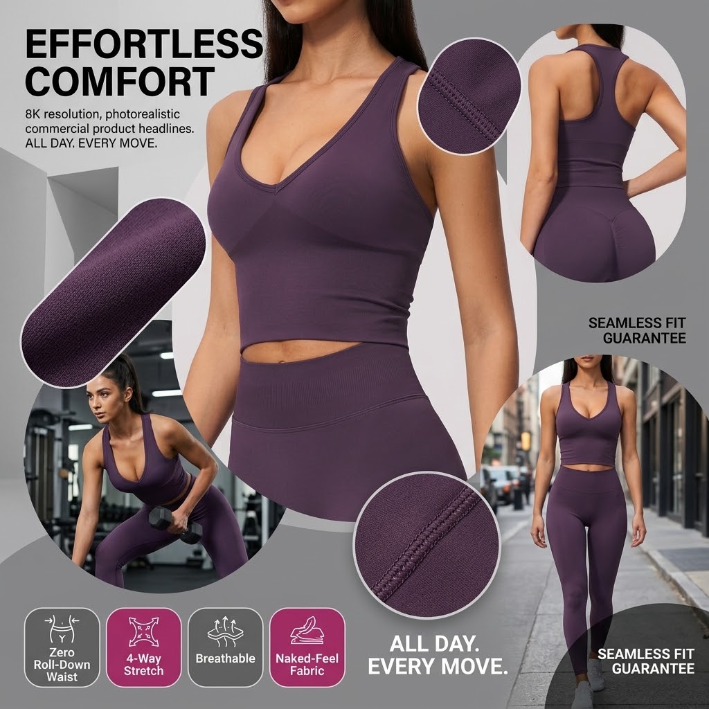 Haut de yoga sans coutures de  - Seamless Ribbed Workout Tank Top avis et prix