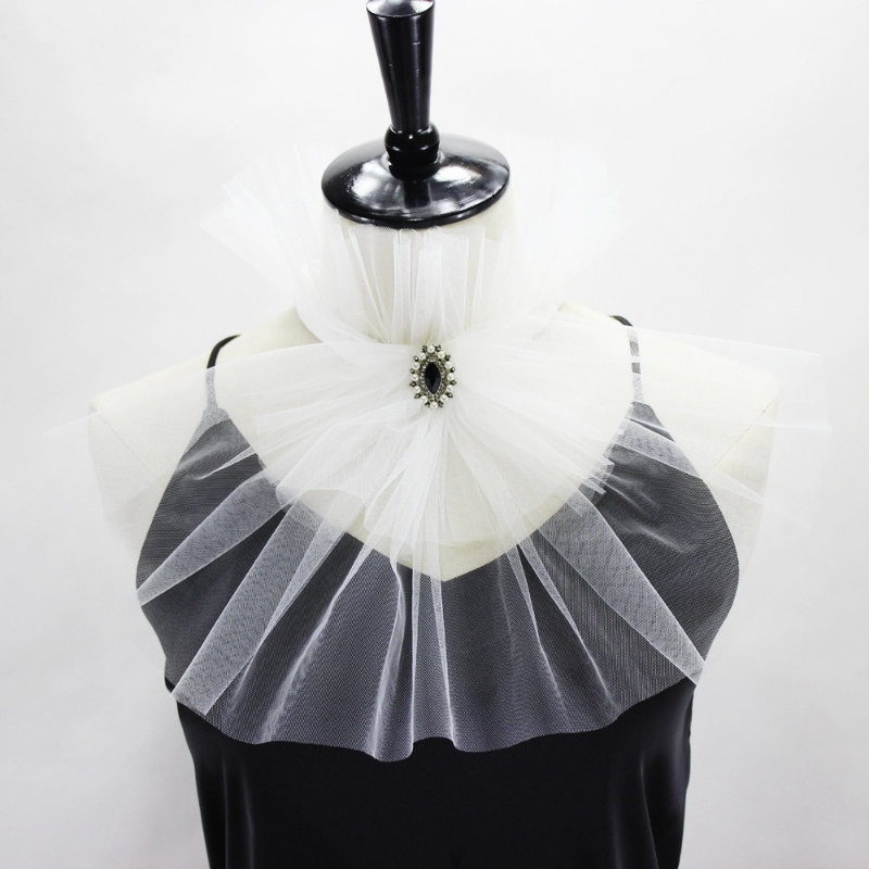 Col en tulle de style vintage, - Dresses avis et prix