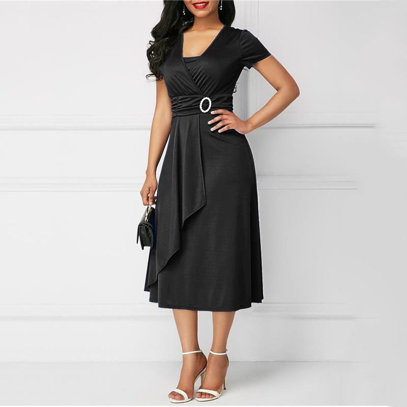 We.Fine robe femmes couleur un - French Vintage Floral Midi Dress avis et prix