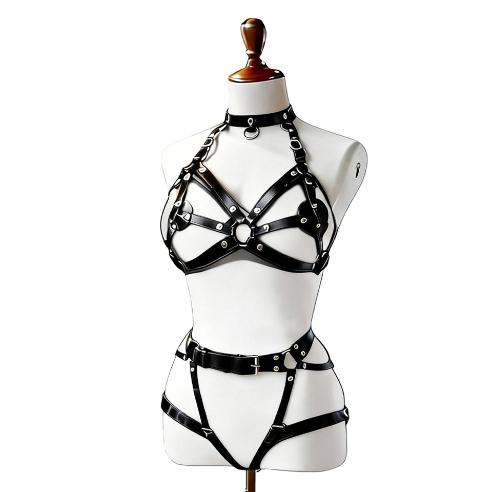 Harnais de corps en cuir sexy  - Lingerie avis et prix